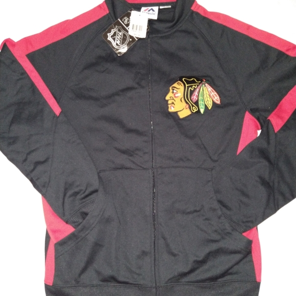 NHL Chicago Blackhawks Hockey Jacket youth Size 14 - Picture 2 of 13